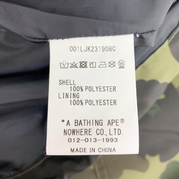 A BATHING APE アベイシングエイプ GOD SELECTION XXX スノーボード ジャケット SNOWBOARD JACKET メンズ Mサイズ カーキ アウター DM18073■の画像