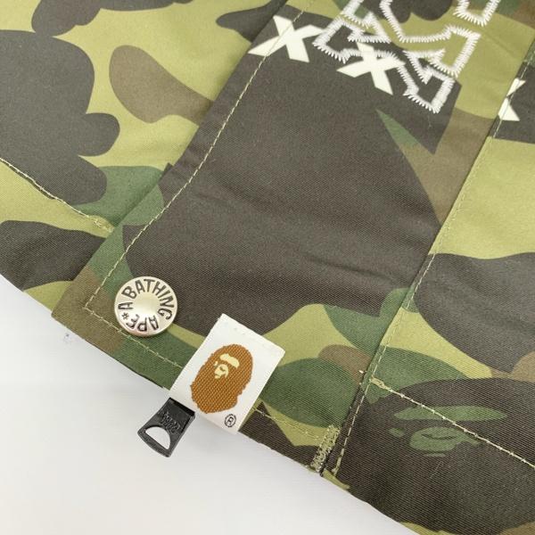 A BATHING APE アベイシングエイプ GOD SELECTION XXX スノーボード ジャケット SNOWBOARD JACKET メンズ Mサイズ カーキ アウター DM18073■の画像