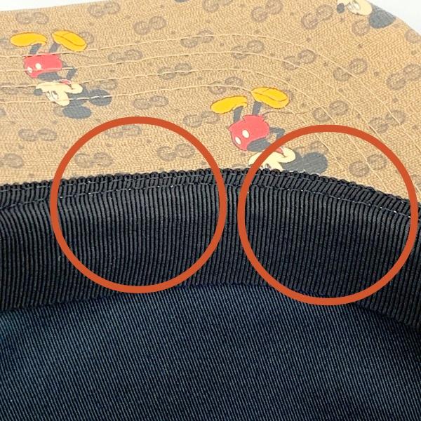 Disney（ディズニー） GUCCI Disney グッチ キャップ ミニGGスプリーム