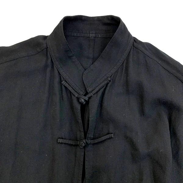 Yohji Yamamoto（ヨウジヤマモト） チャイナシャツ ロングシャツ NN