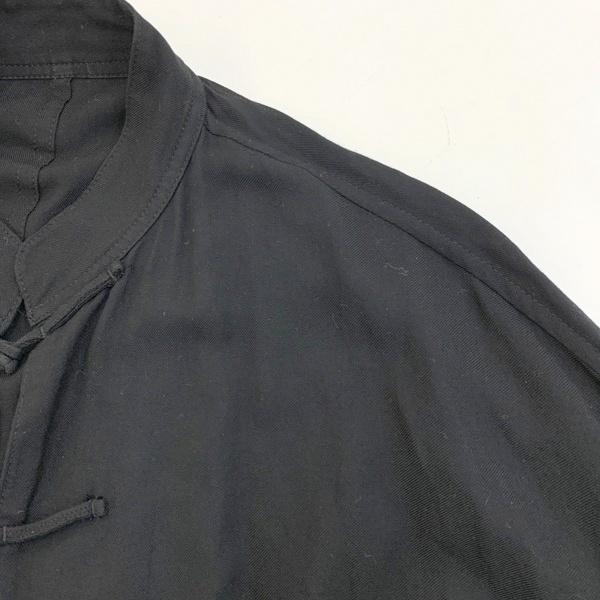 Yohji Yamamoto（ヨウジヤマモト） チャイナシャツ ロングシャツ NN