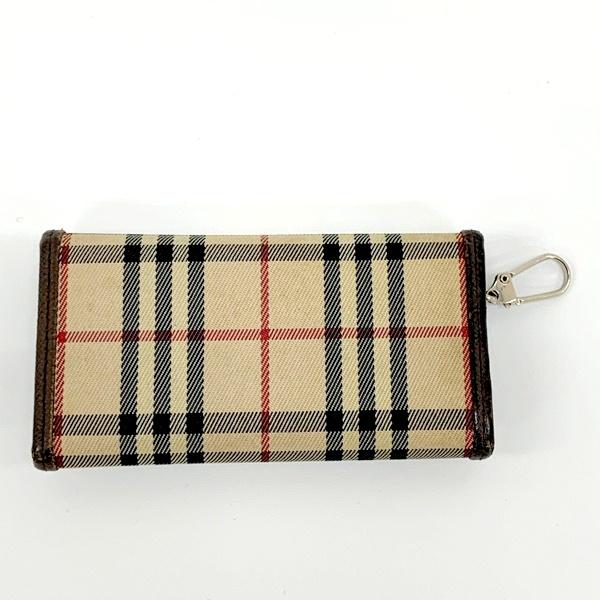 新品同様★バーバリー 5連キーケース ノバチェック ダークブラウン ユニセックス BURBERRY（バーバリー） キーケース 5連キーケース ノバチェック