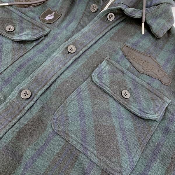 sacai（サカイ） ジャケット ブルゾン Gonz Multi Patch Plaid Hoodie