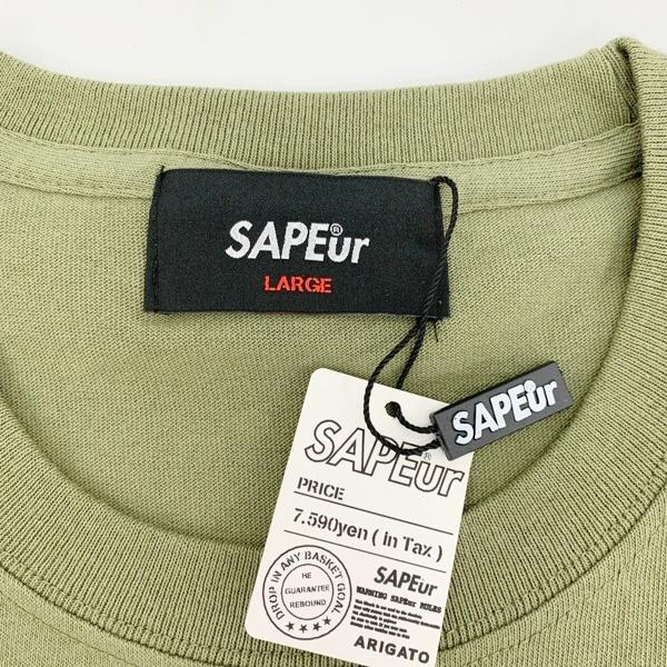 SAPEur サプール ロッドマン ペイズリー Tシャツ 半袖 カットソー