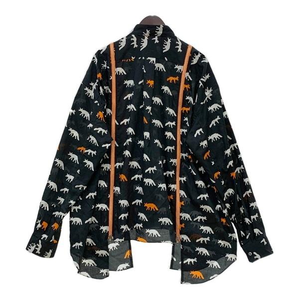 [美品]AD2024 ブラックコムデギャルソン　ジップアップジャージ　サイズL BLACK COMME des GARCONS ブラック コム デ ギャルソン Zip L/S Animal