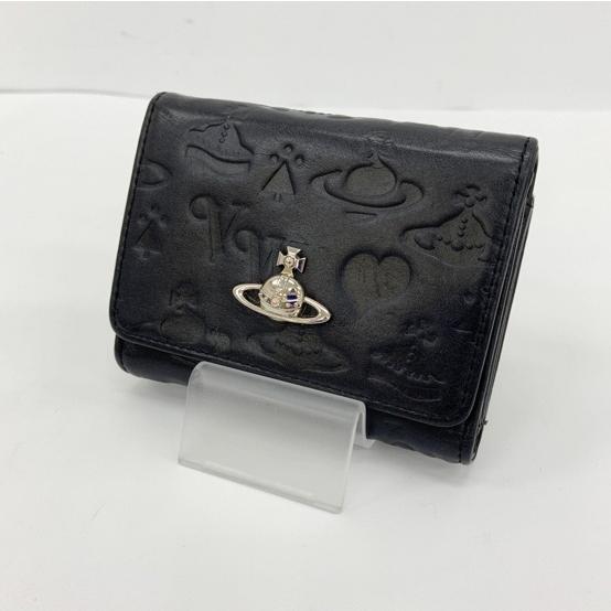 Vivienne Westwood ミニウォレット　新品　三つ折り財布　ブラック Vivienne Westwood（ヴィヴィアンウエストウッド） 三つ折り財布 ミニ
