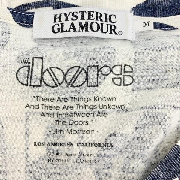 HYSTERIC GLAMOUR（ヒステリックグラマー） The doors 総柄 Tシャツ