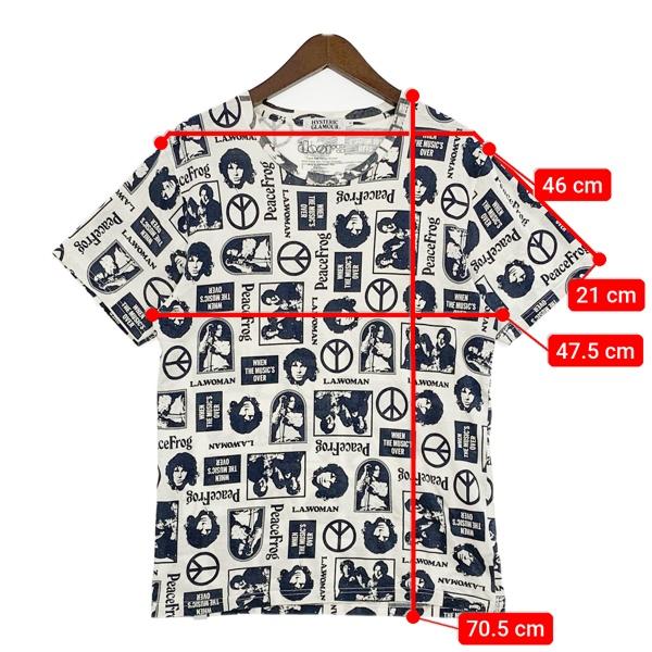 HYSTERIC GLAMOUR（ヒステリックグラマー） The doors 総柄 Tシャツ