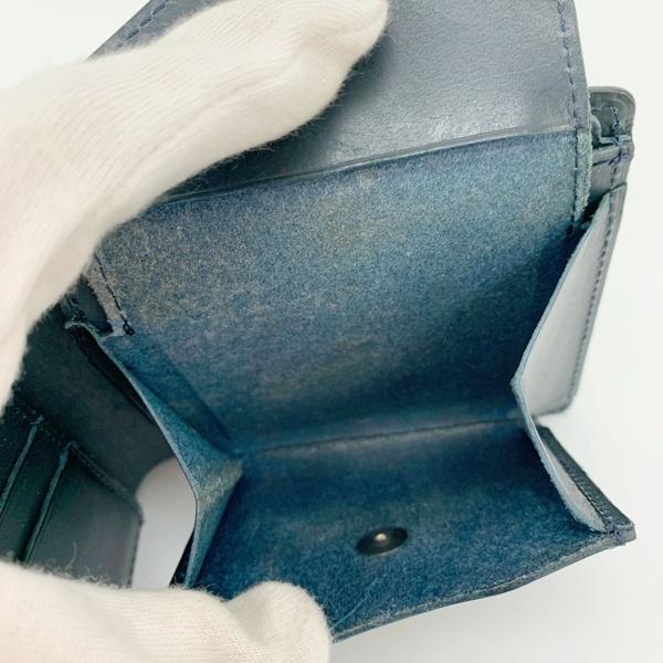 Hender Scheme/エンダ―スキーマ wallet 二つ折り ネイビー Hender Scheme（エンダースキーマ） 二つ折り財布 サイフ argyle half