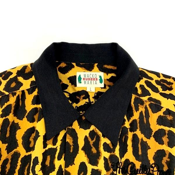 WACKO MARIA レオパード柄長袖シャツ WACKO MARIA（ワコマリア） レオパードシャツ 長袖シャツ ヒョウ柄