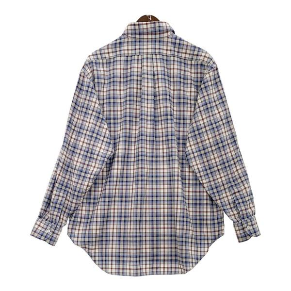 A.PRESSE アプレッセ フレンネルシャツ チェックシャツ 22AW 美品 22AAP-02-06HA 羽織り メンズ サイズ1 ブルー系 トップス DM19120■の画像