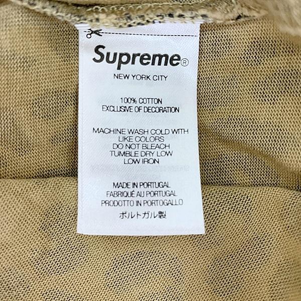 Supreme（シュプリーム） レオパード 長袖 カットソー ロンT スモール