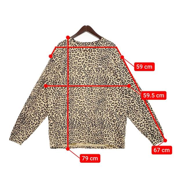 supreme ロングスリーブT レオパード Supreme（シュプリーム） レオパード 長袖 カットソー ロンT スモール