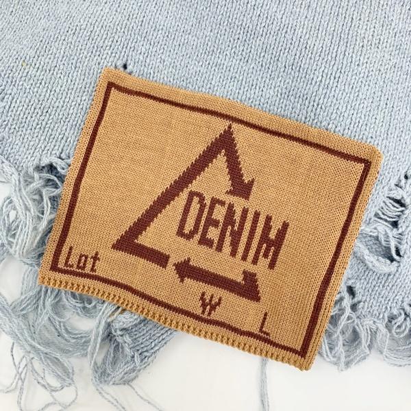 doublet（ダブレット） ダメージ ニット セーター RECYCLE DENIM YARN