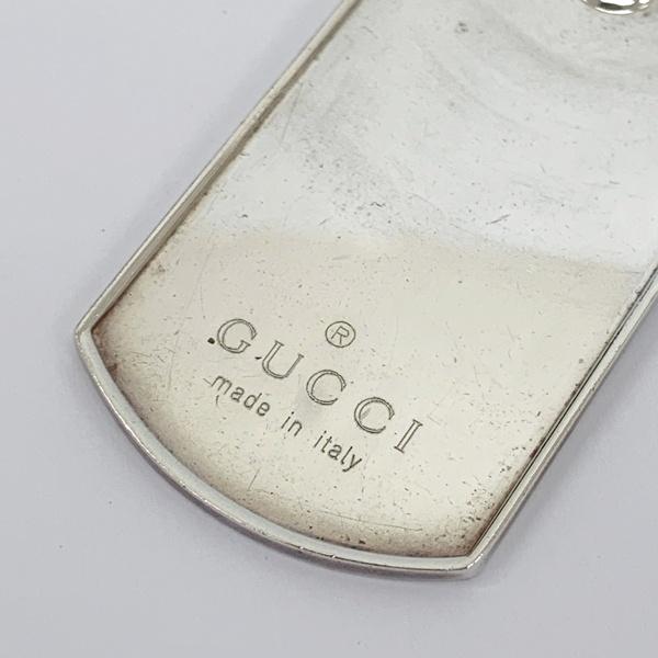 GUCCI（グッチ） ドッグタグネックレス シルバー925 ロゴプレート