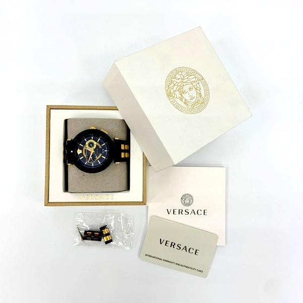 VERSACE ヴェルサーチェ V-レースデュアルタイム 腕時計 クォーツ