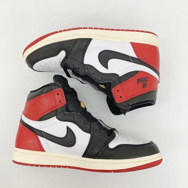 NIKE（ナイキ） AIR JORDAN 1 RETRO HIGH OG つま黒 ハイカット 