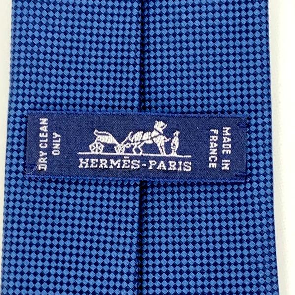 HERMES（エルメス） ネクタイ H柄 ファソネ シルク 美品 メンズ