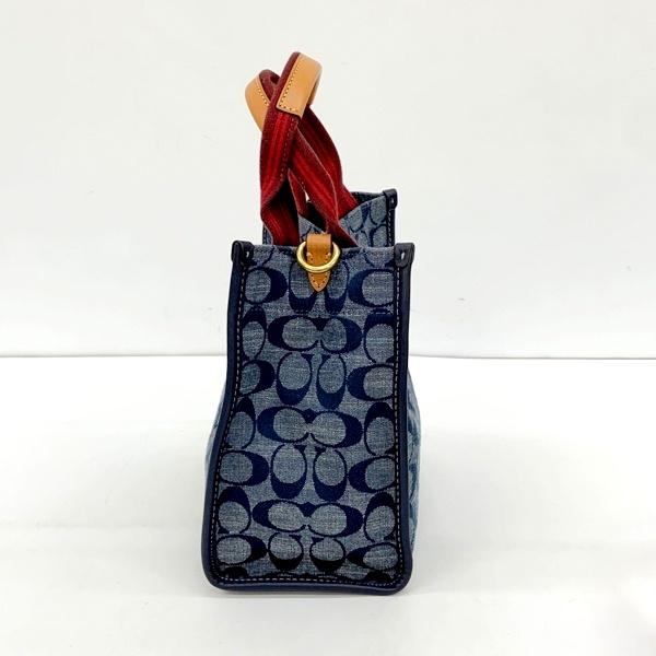 COACH（コーチ） 2WAY トート 22 シグネチャー シャンブレー