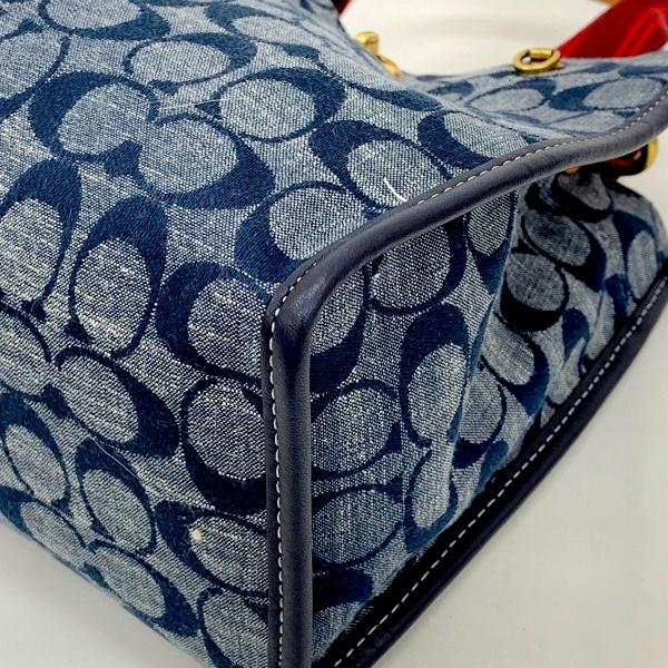 COACH（コーチ） 2WAY トート 22 シグネチャー シャンブレー