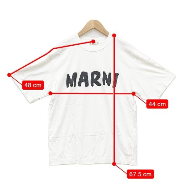 MARNI（マルニ） 半袖Tシャツ 手書き風 ロゴ プリント THJET49EPH