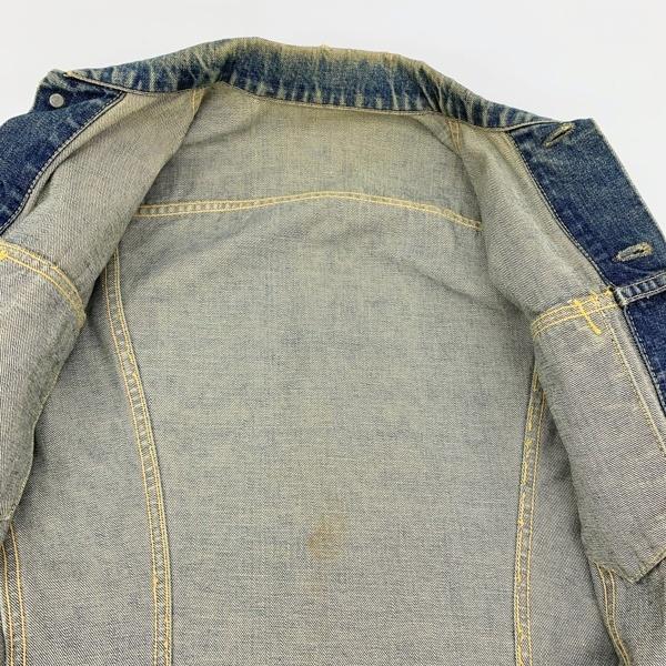 60s リーバイス 557 3rd デニムジャケット 36 検 50s xx Levi's（リーバイス） Gジャン デニムジャケット 557XX 3rd 均等V