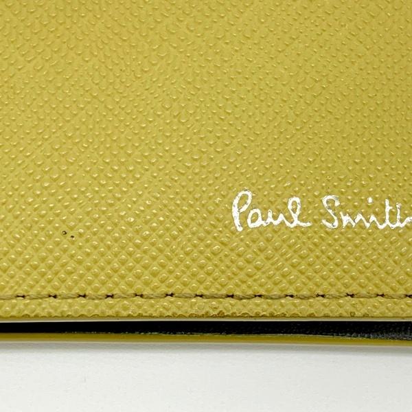 現行 ポールスミス ブライトストライププラー マネークリップ イエロー系 ロゴ Paul Smith（ポール・スミス） ブライトストライププラー