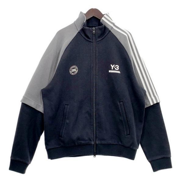 Y-3 NEIGHBORHOOD ワイスリー ネイバーフッド NBHD トラックジャケット ブルゾン JW6993 メンズ XLサイズ ブラック アウター DM20518■ | Y-3