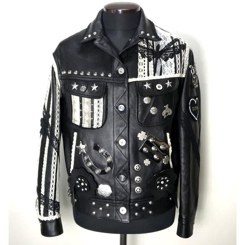 COACH 美品 革ジャン ブルゾン 17SS Customized leather jacket style