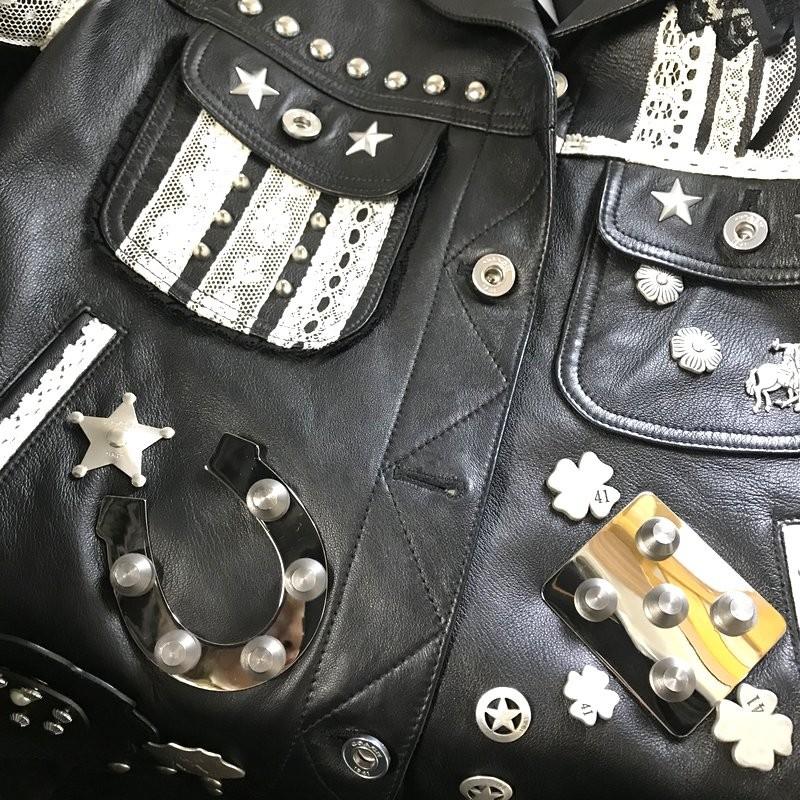 COACH 美品 革ジャン ブルゾン 17SS Customized leather jacket style 