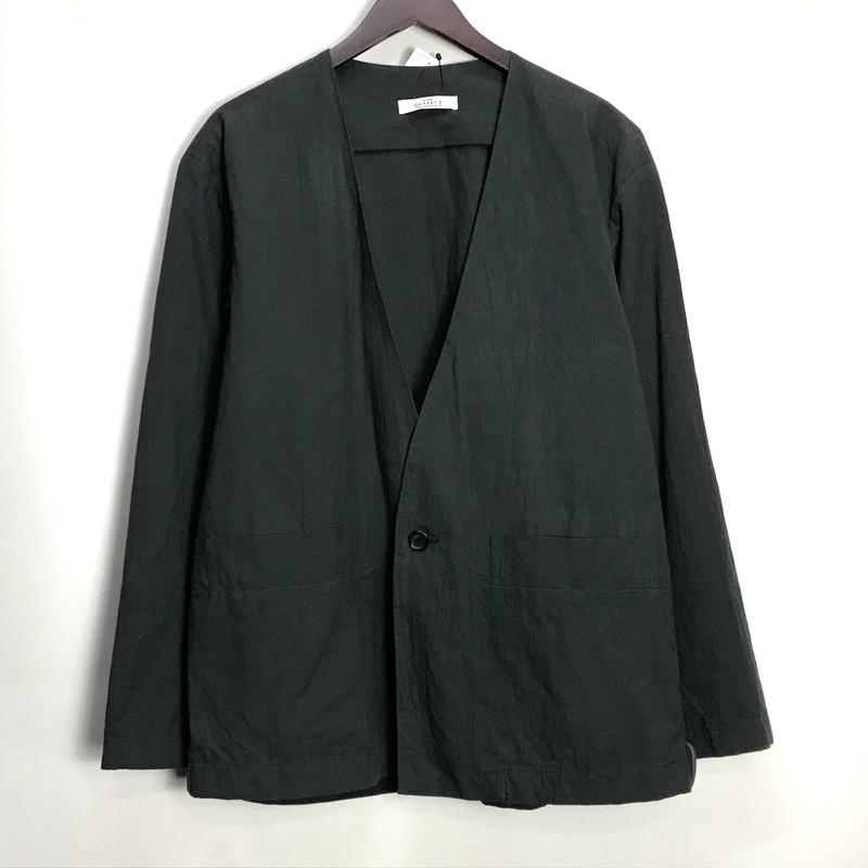 ネストローブ Confect ノーカラー カーディガン 18ss コットンジャケット ナチュラル系 天然素材 メンズ サイズ4 ダークグレー Nest Robe 上着 858 1 サンステップ Yahoo 店 通販 Yahoo ショッピング