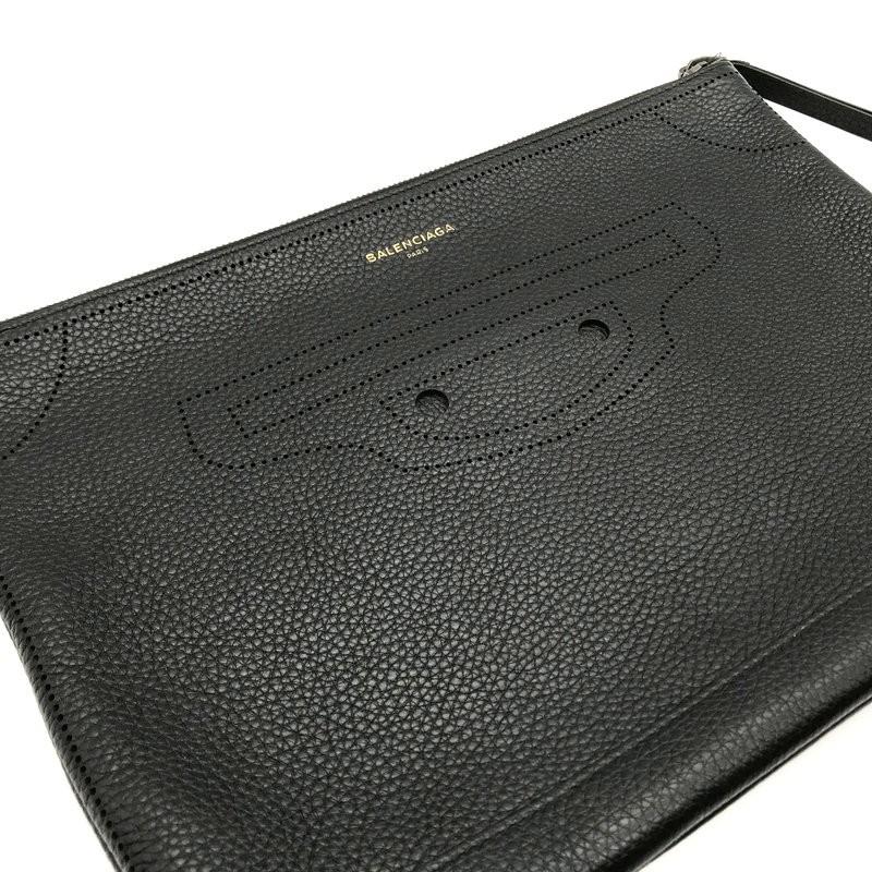 バレンシアガ クラッチバッグ セカンドバッグ 459511 ロゴ レザー 美品 バレンシアガ クラッチバッグ セカンドバッグ 459511 ロゴ レザー 美品