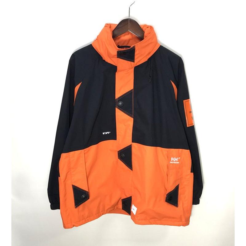 ヘリーハンセン Helly Wtaps Hv100w コラボ ジャケット マウンテンパーカー ss ジャケット Hv100w 美品 メンズ サイズx01 ブラック オレンジ Helly Hansen アウター A3985 1 サンステップ 店