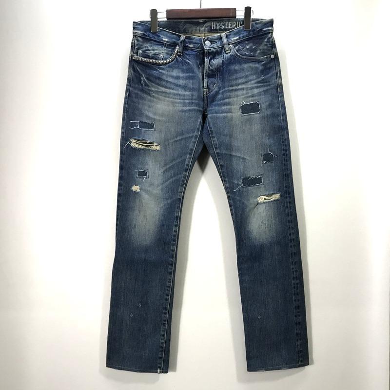 ヒステリックグラマー Sp加工デニムリメイクスリムストレートpt デニムパンツ ジーンズ 0243ap17 美品 メンズ 30インチ ブルー Hysteric Glamour A5276 1 サンステップ Yahoo 店 通販 Yahoo ショッピング