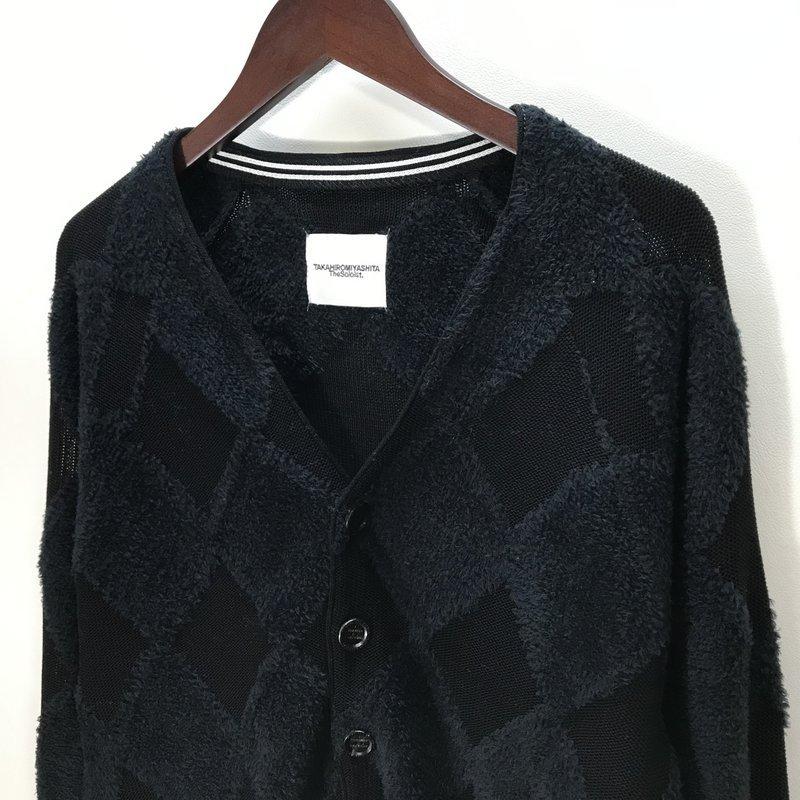 ソロイスト カーディガン ネイビー-