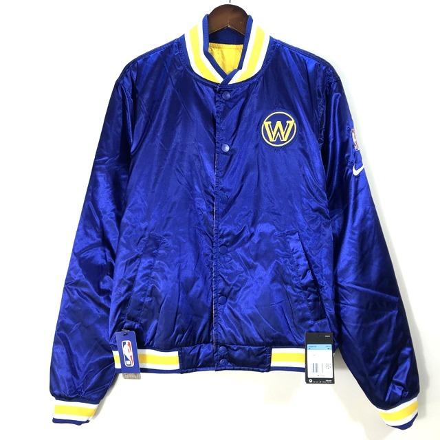 ナイキ ゴールデンステートウォリアーズ Nba ジャケット Av6586 495 リバーシブル 未使用 メンズ Mサイズ ブルー Nike アウター A6160 1 サンステップ Yahoo 店 通販 Yahoo ショッピング