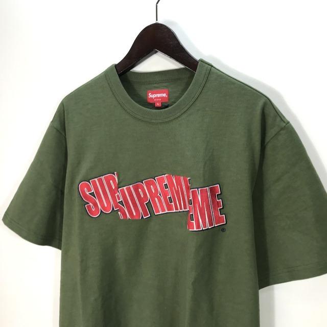 シュプリーム Cut Logo Ss Top 21ss 半袖 Tシャツ ロゴ 袋付き 全タグ付き 新品同様 メンズ Lサイズ カーキ Supreme トップス A6385 1 サンステップ Yahoo 店 通販 Yahoo ショッピング