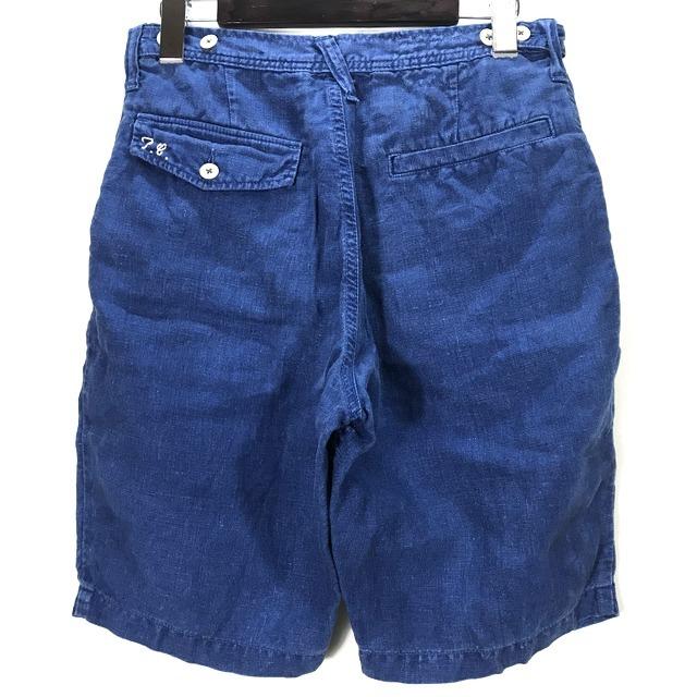PORTER CLASSIC（ポータークラシック） HAND WORK LINEN SHORTS 