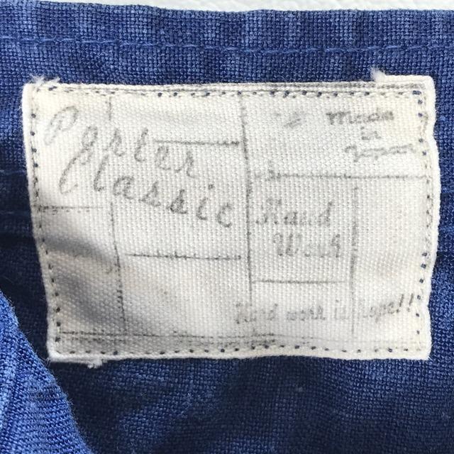 PORTER CLASSIC（ポータークラシック） HAND WORK LINEN SHORTS