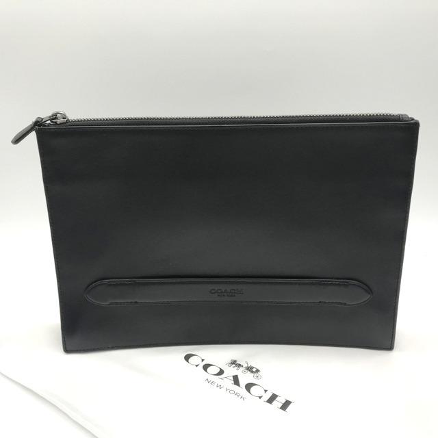 コーチ マンハッタンクラッチバッグ ポーチ セカンドバッグ レザー 高級感 保存袋付き 美品 メンズ ブラック Coach 鞄 B6875 1 サンステップ Yahoo 店 通販 Yahoo ショッピング