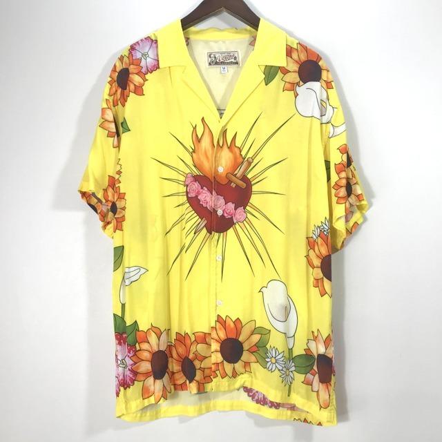 プレジャーズ GANGSTER SHORT SLEEVE BUTTON UP 半袖 アロハシャツ 19SS 美品 メンズ Mサイズ イエロー  PLEASURES トップス A6849◆ :1-240002209552:サンステップ Yahoo!店 - 通販 - Yahoo!ショッピング