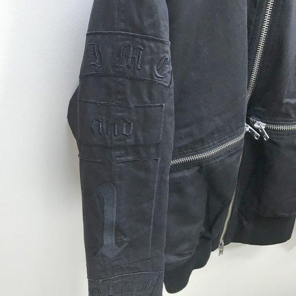 STAMPD MA-1 ジャケット ブルゾン 刺繍 ミリタリー 中綿 メンズ M