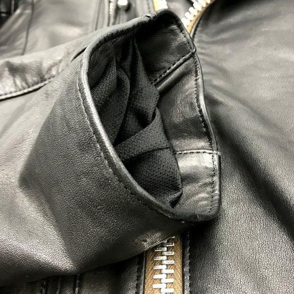 drestrip ドレストリップ ダブル レザー ライダース 稲妻 牛革 