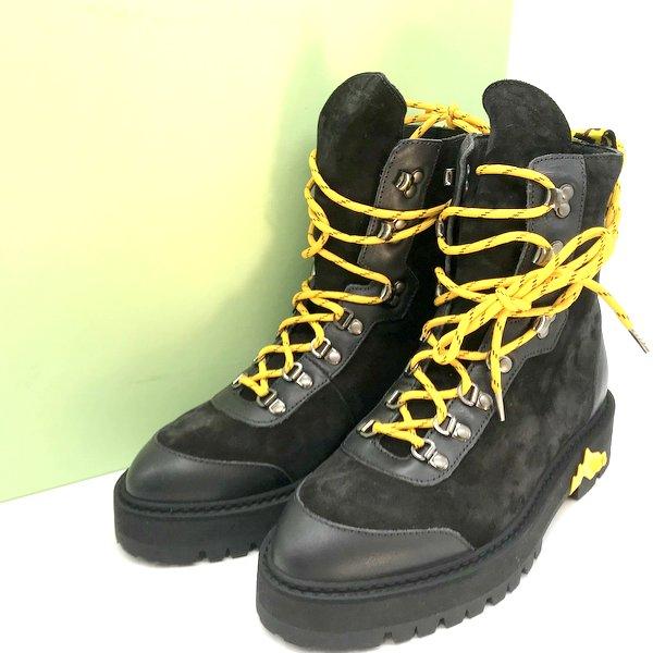 off white Off-White ハイキングブーツ ビブラムソール ヒールタブ 
