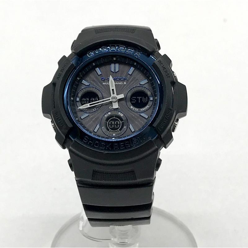 CASIO カシオ 腕時計 G-SHOCK AWG-M100A メンズ ブラック 服飾