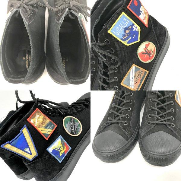 LOUIS VUITTON ワッペンハイカットスニーカー タトゥーライン LOUIS VUITTON ワッペンハイカットスニーカー タトゥーライン