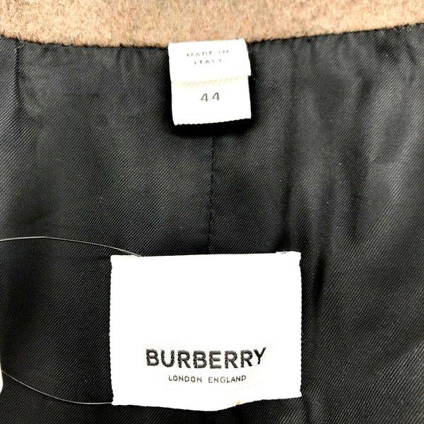 BURBERRY LONDON ブラウン カシミア ピムリココート カジュアル 襟裏チェック仕様 メンズ サイズ44 ブラウン系 バーバリー アウター A0897◆｜sunstep｜03