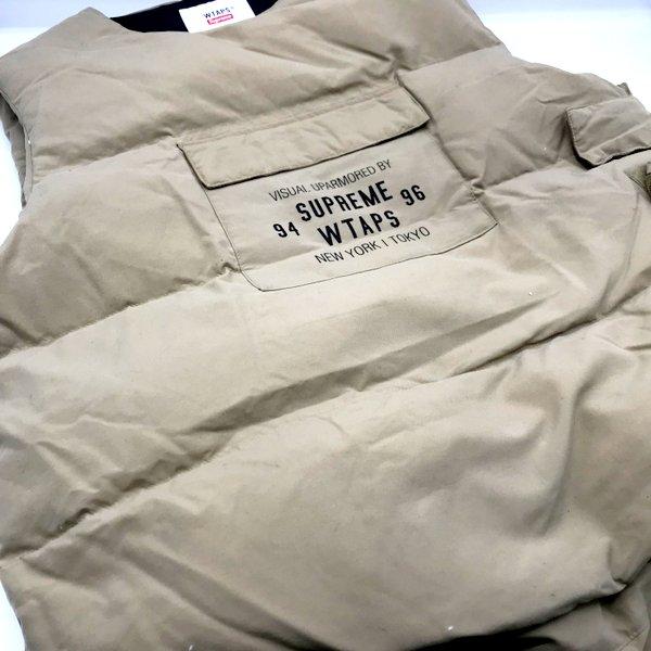 SUPREME×WTAPS 2021AW Tactical Down Vest タクティカル ダウン ベスト