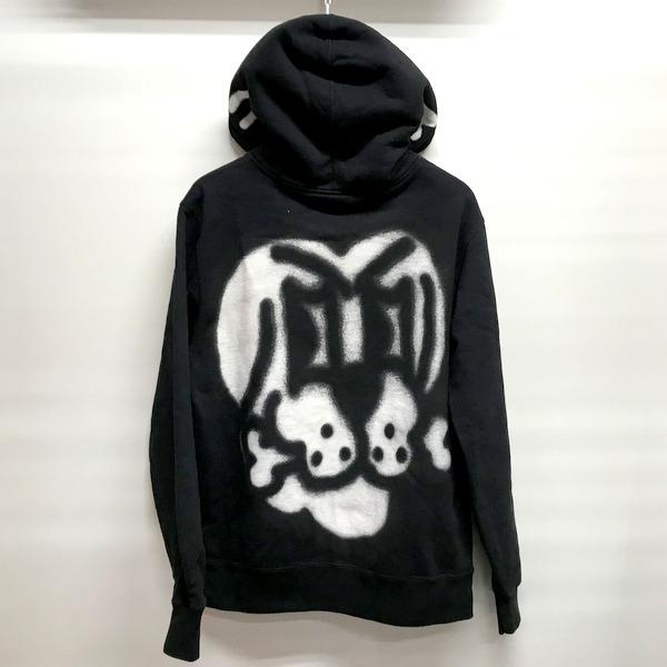 supreme bone zip up sweatshirt