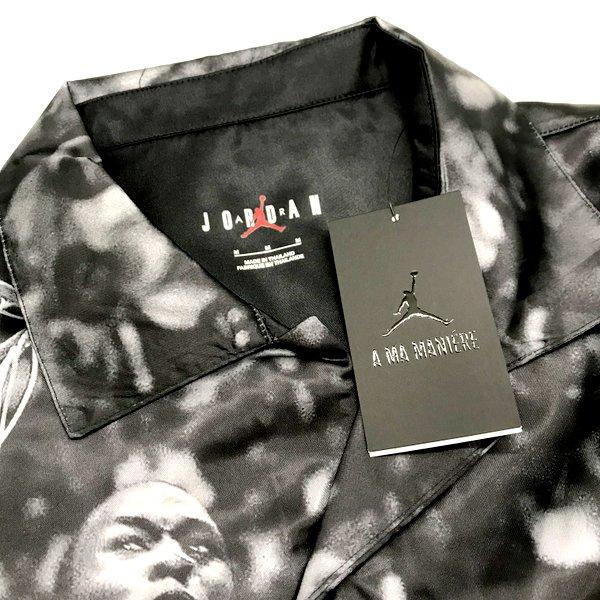 NIKE JORDAN×A MA MANIERE SATIN BUTTON UP 22SS オープンカラー 